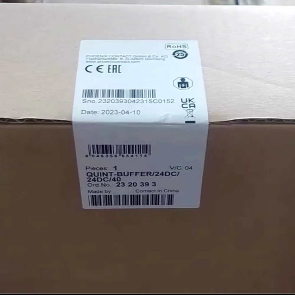 QUINT-BUFFER/24DC/24DC/40 2320393 Buffer Module For Phoenix Industrial Control Product
QUINT-BUFFER/24DC/24DC/40 2320393 Buffer Module For Phoenix Industrial Control Product