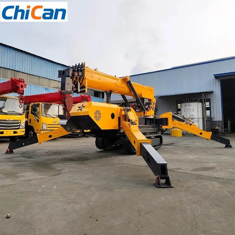 【Upgraded】Customized 3 ton telescopic boom hydraulic construction crane mobile spider crane mini spider crawler crane
【Upgraded】Customized 3 ton telescopic boom hydraulic construction crane mobile spider crane mini spider crawler crane