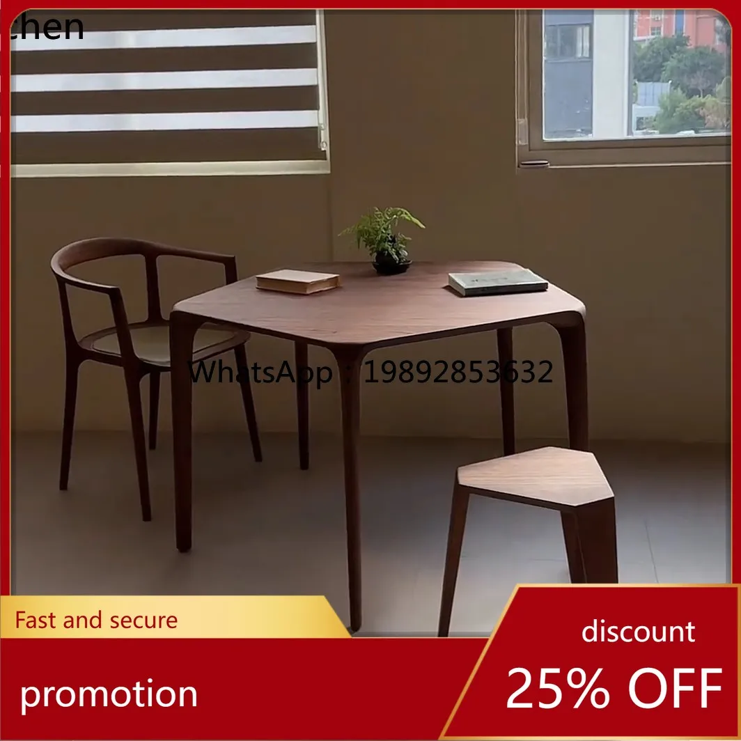 HXL Black Walnut Household Solid Wood Five-Pointed Leisure Table Balcony Tea Table and Chair
HXL Black Walnut Household Solid Wood Five-Pointed Leisure Table Balcony Tea Table and Chair