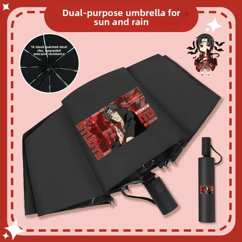ippuden Anime Umbrella Men's Bla Glue Sunscreen Auatic Folding Umbrella Rain And Sun Dual Purpose Stainl Steel
ippuden Anime Umbrella Men's Bla Glue Sunscreen Auatic Folding Umbrella Rain And Sun Dual Purpose Stainl Steel