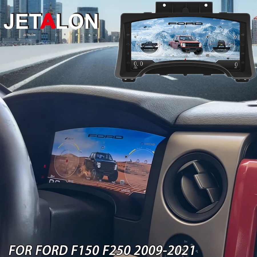 15,1-дюймовая цифровая приборная панель (LCD) на Linux для Ford F150 F250 2009-2021: виртуальный кокпит, спидометр, панель приборов
15,1-дюймовая цифровая приборная панель (LCD) на Linux для Ford F150 F250 2009-2021: виртуальный кокпит, спидометр, панель приборов