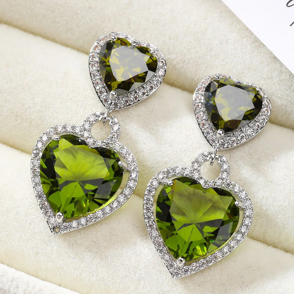 Missvikki New Luxury Gorgeous Heart Drop Earrings For Women Wedding Party Shiny Full CZ Earrings Fashion Jewelry High Quality 
Missvikki New Luxury Gorgeous Heart Drop Earrings For Women Wedding Party Shiny Full CZ Earrings Fashion Jewelry High Quality