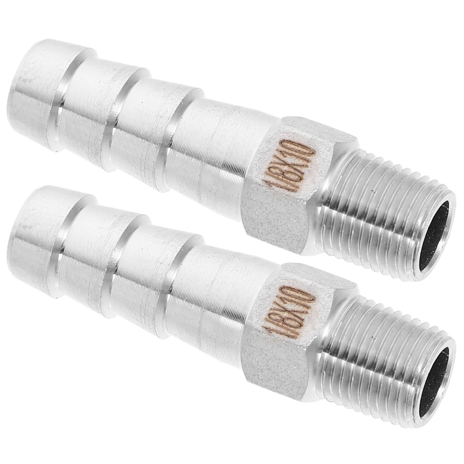 2pcs Air Hose Fittings Pipe Connector Pex Hose Connectors 10Mm Barb X Dn6 1/8 Npt Male Stainless Steel Durable Leak Proof Easy
2pcs Air Hose Fittings Pipe Connector Pex Hose Connectors 10Mm Barb X Dn6 1/8 Npt Male Stainless Steel Durable Leak Proof Easy