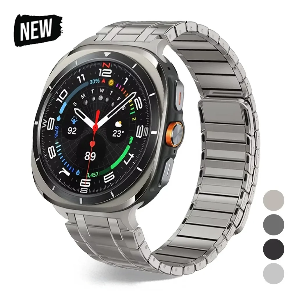 Магнитный ремешок из нержавеющей стали для Samsung Galaxy Watch Ultra, роскошный браслет 47 мм для часов Samsung GALAXY 47 ULTRA, металлический ремешок
Магнитный ремешок из нержавеющей стали для Samsung Galaxy Watch Ultra, роскошный браслет 47 мм для часов Samsung GALAXY 47 ULTRA, металлический ремешок