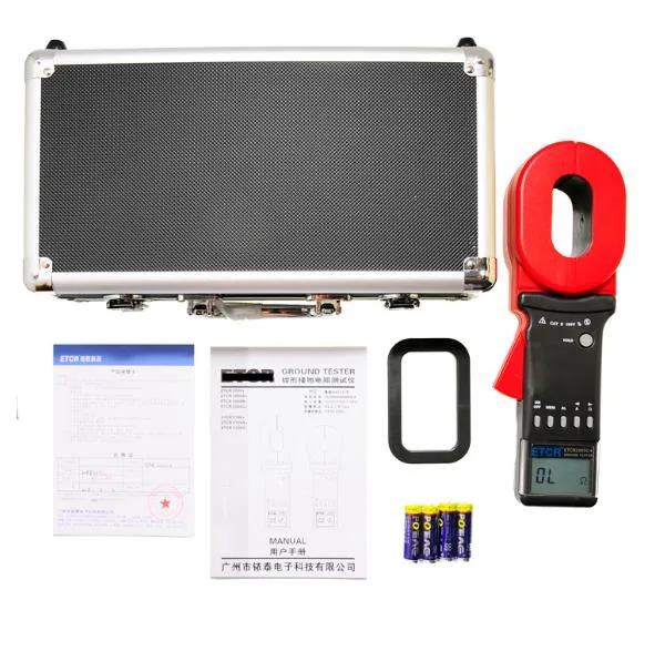 High Quality Clamp Earth Resistance Tester ETCR2000A+ Clamp Ground Resistance Tester ETCR2000+ Clamp Resistor ETCR2000C+
High Quality Clamp Earth Resistance Tester ETCR2000A+ Clamp Ground Resistance Tester ETCR2000+ Clamp Resistor ETCR2000C+
