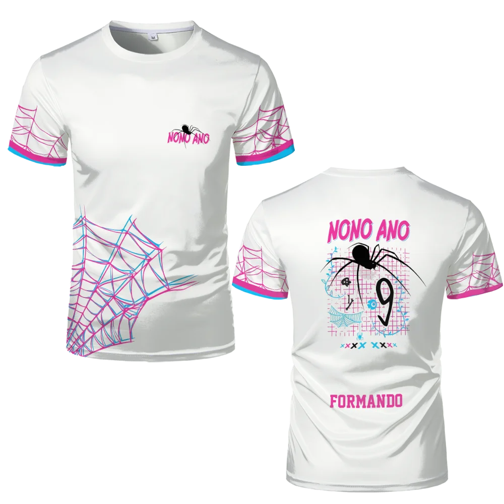 NONO ANO Unique Trend Printed T-shirt Summer Outdoor Breathable Short-sleeved Tops Casual Street Hip-hop Men's O-neck Clothes
NONO ANO Unique Trend Printed T-shirt Summer Outdoor Breathable Short-sleeved Tops Casual Street Hip-hop Men's O-neck Clothes