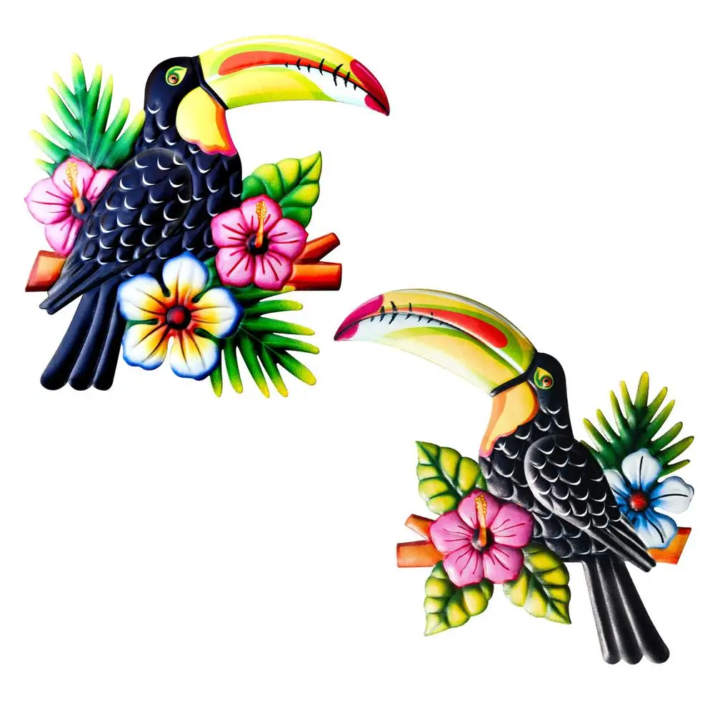 2pcs Parrot Hanging Ornament Waterproof Rustproof Anti-weathering Metal Sign For Home Wall Decoration
2pcs Parrot Hanging Ornament Waterproof Rustproof Anti-weathering Metal Sign For Home Wall Decoration