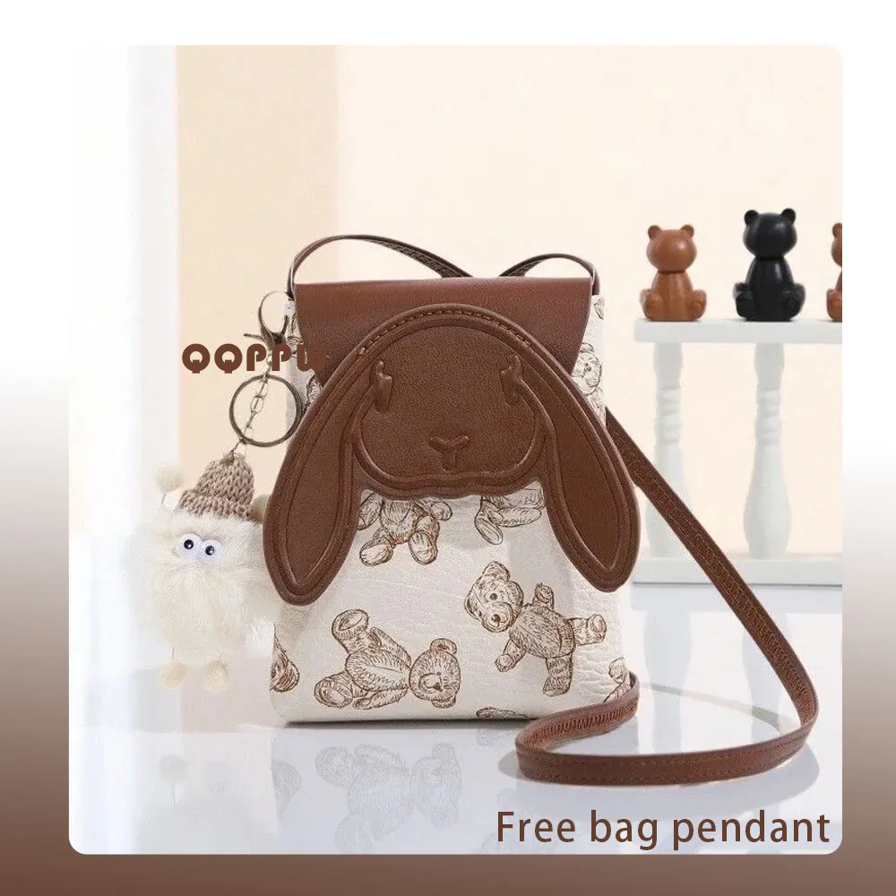 Trendy Mini Square Bag Women's Crossbody Shoulder Bag Beauty New Cute youth Rabbit-shaped flap Handbags
Trendy Mini Square Bag Women's Crossbody Shoulder Bag Beauty New Cute youth Rabbit-shaped flap Handbags