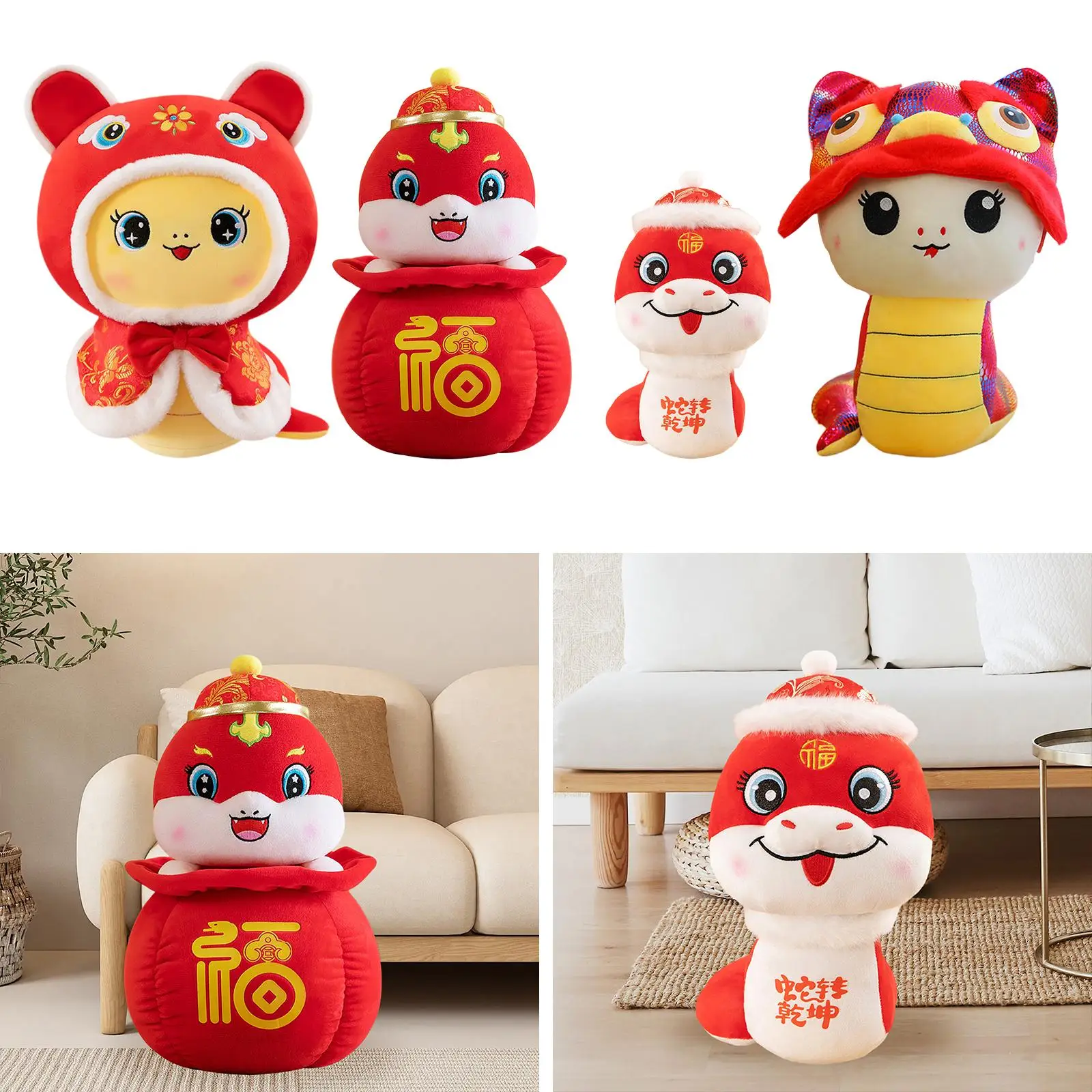 Animal Stuffed Snake Figure Plush Animal Snake Doll 2025 Chinese Snake Plush Toy for Living Room Home Souvenir Party Supplies
Animal Stuffed Snake Figure Plush Animal Snake Doll 2025 Chinese Snake Plush Toy for Living Room Home Souvenir Party Supplies