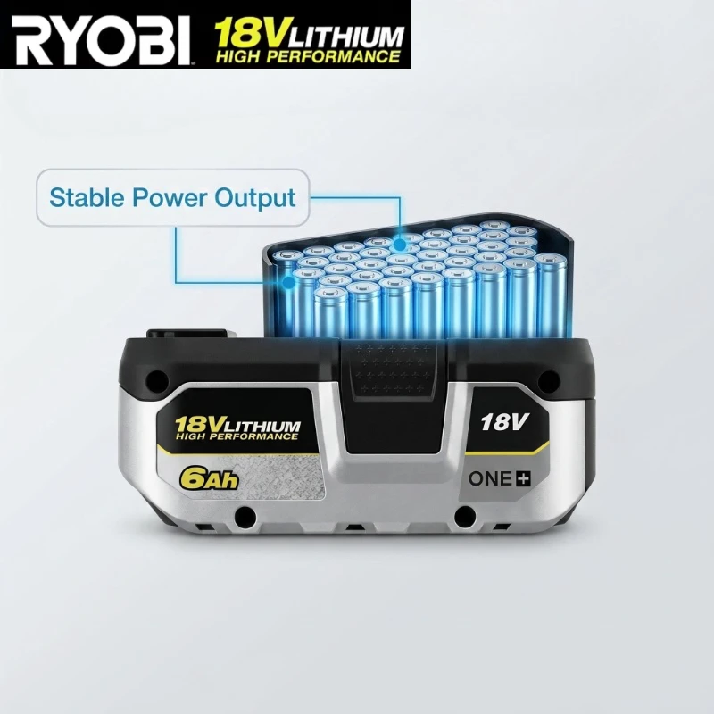 100%Original RYOBI ONE+ 18V 4.0Ah durable rechargeable lithium-ion battery, P104 P108 P107 is suitable for all ONE+ power tools
100%Original RYOBI ONE+ 18V 4.0Ah durable rechargeable lithium-ion battery, P104 P108 P107 is suitable for all ONE+ power tools