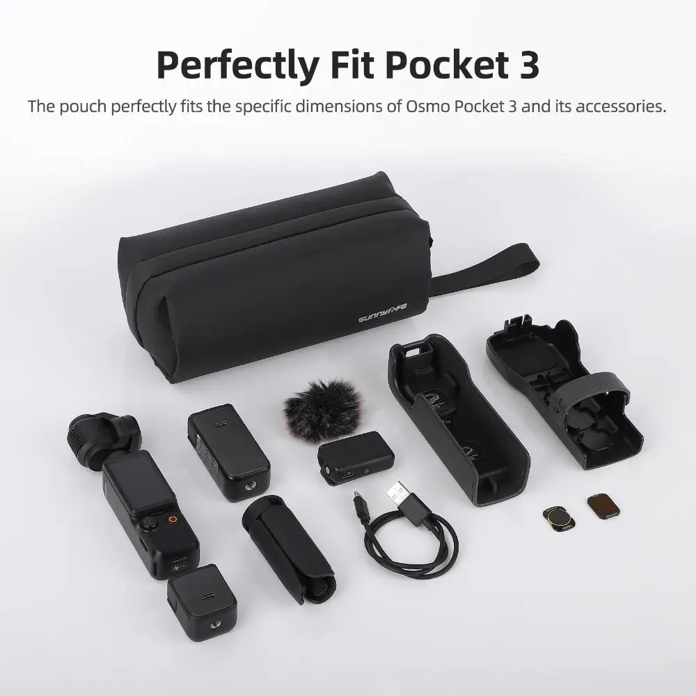 Портативная многофункциональная сумка для переноски с плечевым ремнем, цифровая сумка-органайзер, легкая для DJI Osmo Pocket 3
Портативная многофункциональная сумка для переноски с плечевым ремнем, цифровая сумка-органайзер, легкая для DJI Osmo Pocket 3
