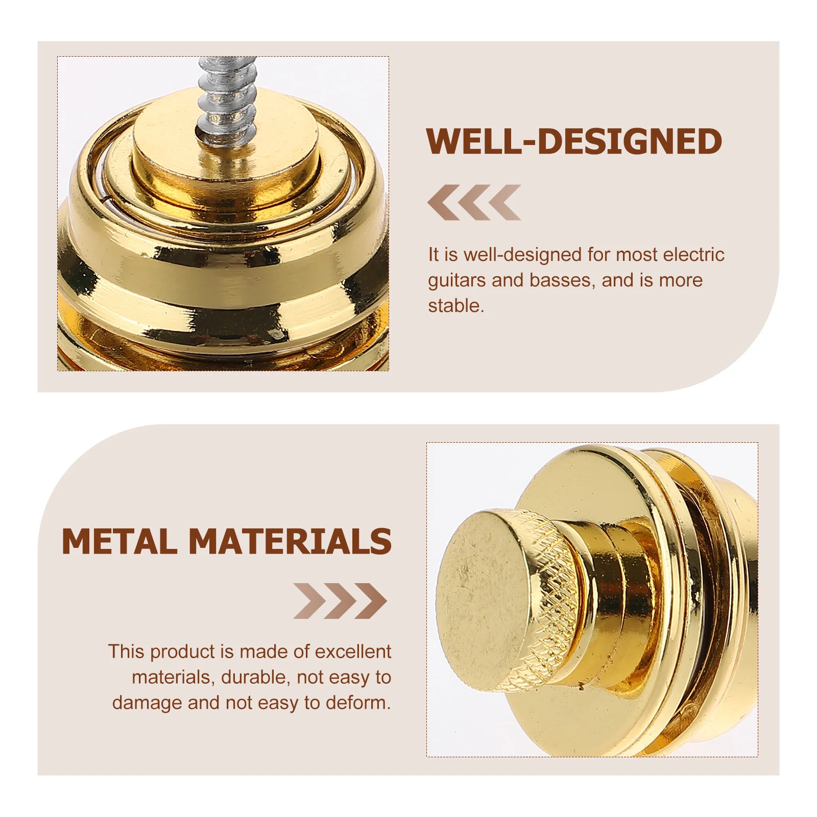 Premium Metal Strap Lock Non-Slip Anti-Fall Fixator For Electric Bass Replacement Tail Pin Easy Install Stable Design Gift
Premium Metal Strap Lock Non-Slip Anti-Fall Fixator For Electric Bass Replacement Tail Pin Easy Install Stable Design Gift