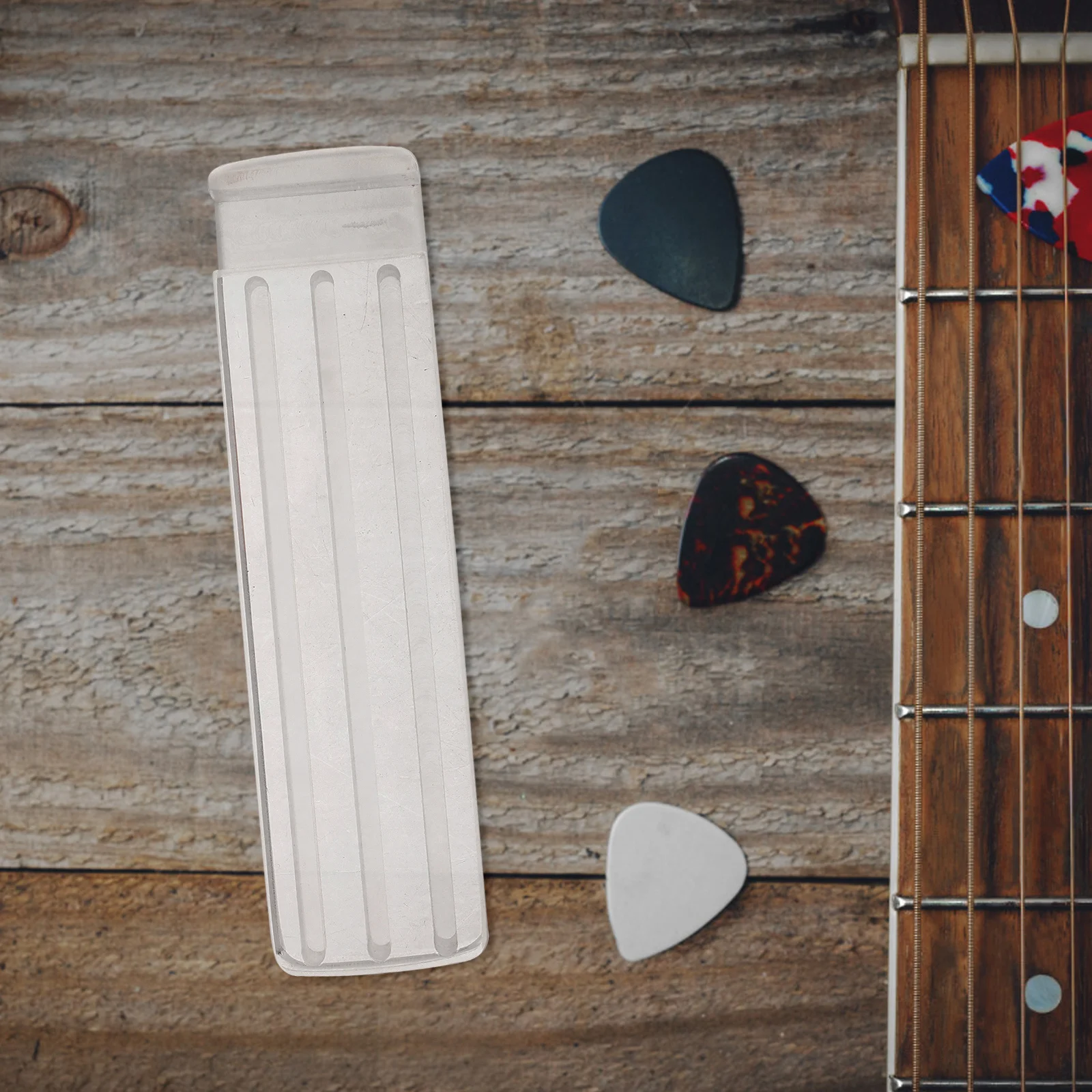 Multifunctional Transparent Guitar Pick Holder Display Stand Compact Picks Storage Organizer Crystal Clear Damage Protection
Multifunctional Transparent Guitar Pick Holder Display Stand Compact Picks Storage Organizer Crystal Clear Damage Protection