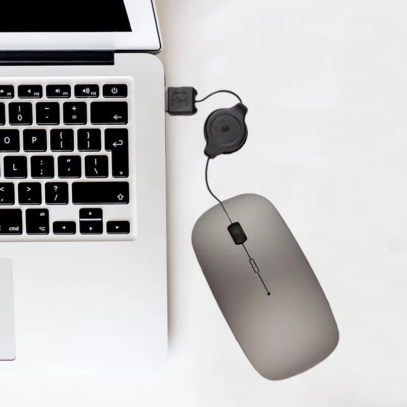 Notebook computer telescopic wired mouse mute USB optical mouse office games
Notebook computer telescopic wired mouse mute USB optical mouse office games