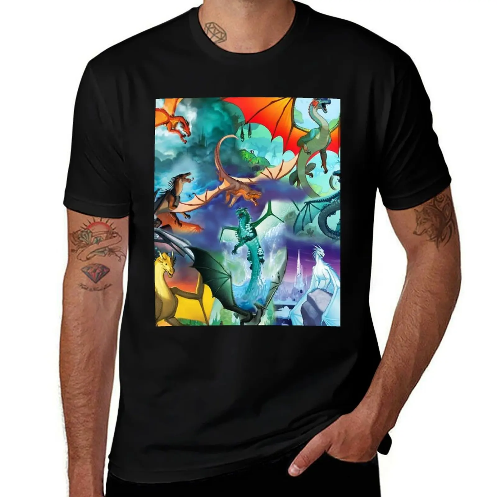 Wing of fire all dragon Pattern Background T-Shirt Casual Everyday Short Sleeve T-Shirt
Wing of fire all dragon Pattern Background T-Shirt Casual Everyday Short Sleeve T-Shirt