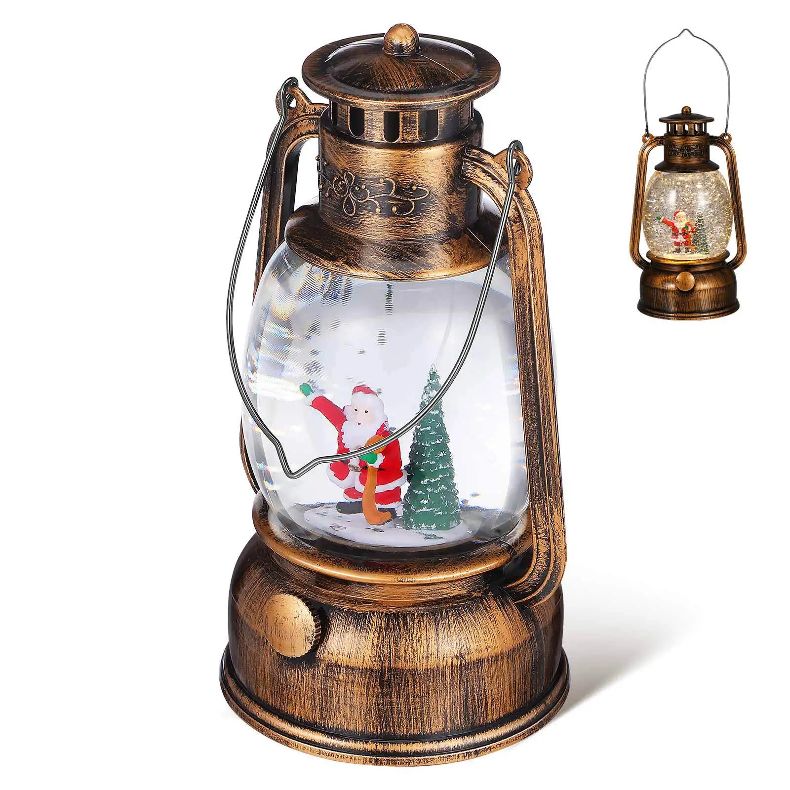 Christmas Snow Globe Light Rotating Glitter Lantern USB Operated Santa Snow Globe Glowing Xmas Table Decor
Christmas Snow Globe Light Rotating Glitter Lantern USB Operated Santa Snow Globe Glowing Xmas Table Decor