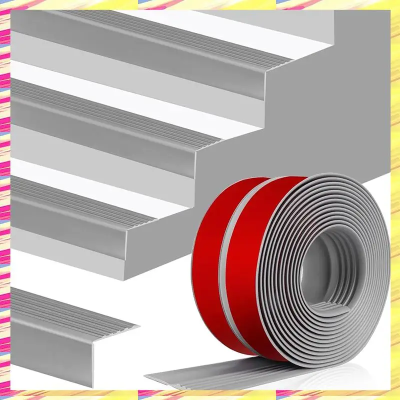 ABJJ Stair Edge Protector Vinyl Staircase Step Edge Protector For Outdoor Indoor Gray
ABJJ Stair Edge Protector Vinyl Staircase Step Edge Protector For Outdoor Indoor Gray