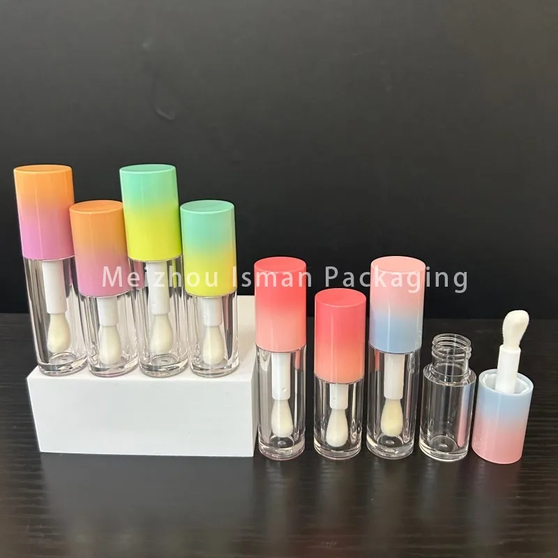 50pcs Hot Gradient Color 5ML 7ML Round Empty Lip Gloss Bottle Cosmetic Lipgloss Wand Tube Lip Oil Container With Big Brush
50pcs Hot Gradient Color 5ML 7ML Round Empty Lip Gloss Bottle Cosmetic Lipgloss Wand Tube Lip Oil Container With Big Brush