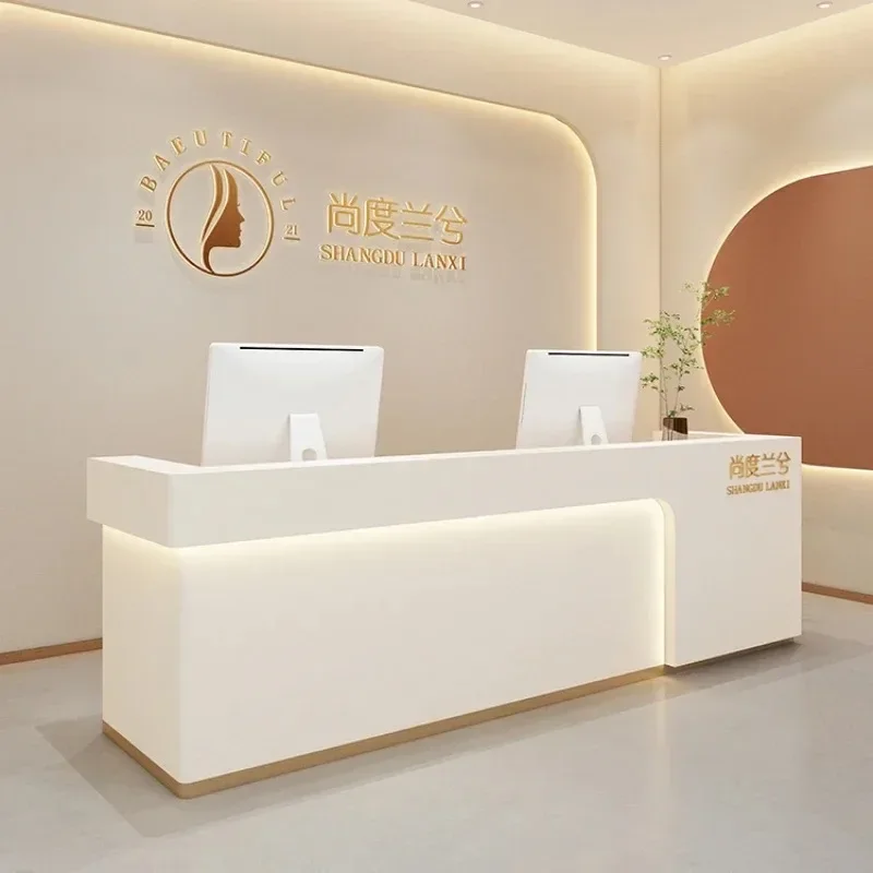 Electronic Book Professional Office Furniture Shop Service Counter Luxury Receiption Desk Modern Nas Storage Hairdresser Podium
Electronic Book Professional Office Furniture Shop Service Counter Luxury Receiption Desk Modern Nas Storage Hairdresser Podium