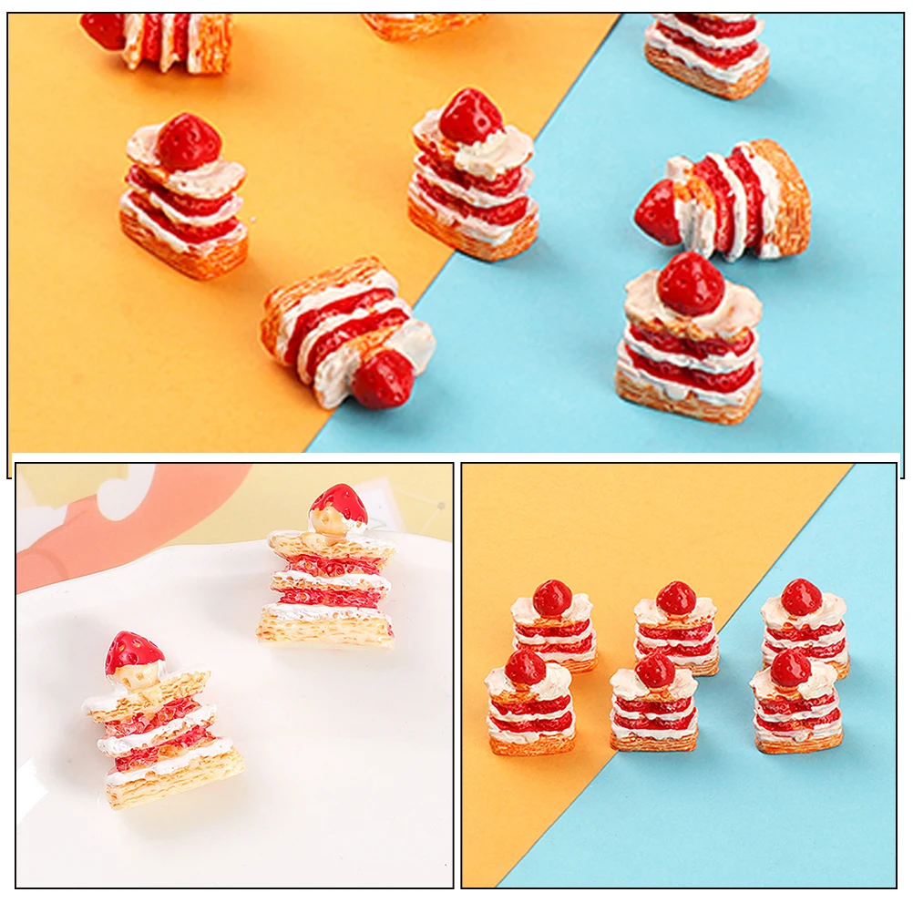 15pcs Miniature Simulated Cakes Red Resin Pretend Food Decorative Fake Dessert Prop Mini House Accessories
15pcs Miniature Simulated Cakes Red Resin Pretend Food Decorative Fake Dessert Prop Mini House Accessories