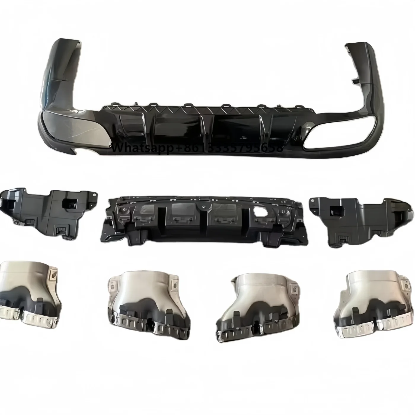 2019-2022 for Mercedes Benz CLS Class Rear Lip Diffuser with Exhaust Tips New Condition Bumper Upgrade to CLS63 AMG
2019-2022 for Mercedes Benz CLS Class Rear Lip Diffuser with Exhaust Tips New Condition Bumper Upgrade to CLS63 AMG
