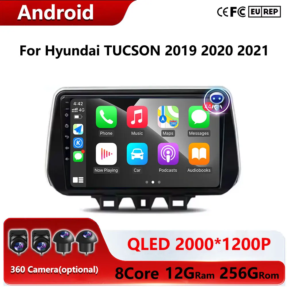 Android Auto Carplay Bluetooth DSP 360 Camera WIFI Car Radio Multimedia Player Navigation GPS For Hyundai TUCSON 2019 2020 2021
Android Auto Carplay Bluetooth DSP 360 Camera WIFI Car Radio Multimedia Player Navigation GPS For Hyundai TUCSON 2019 2020 2021