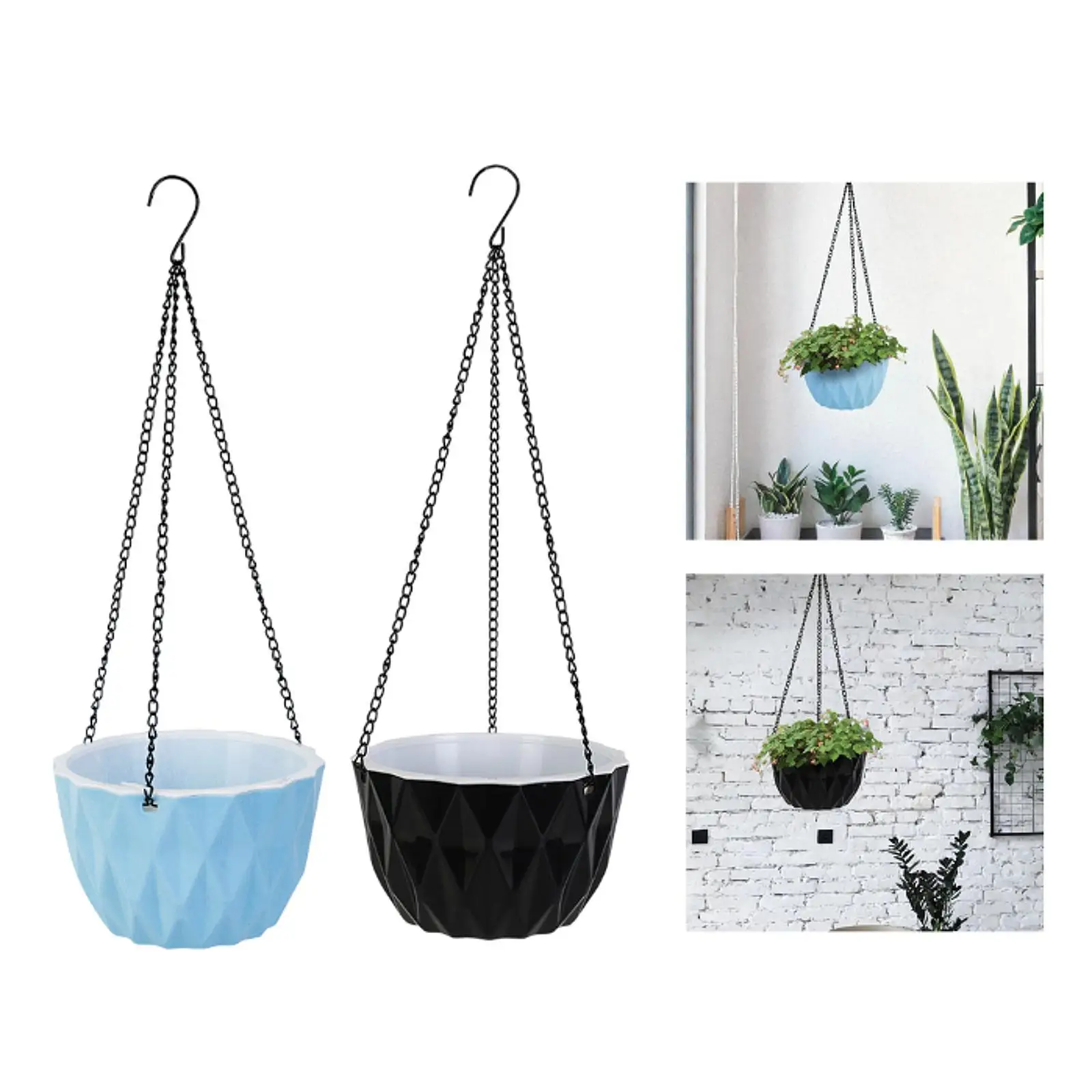 Self Watering Hanging Planter Plant Container Self Absorbing Planter Decorative
Self Watering Hanging Planter Plant Container Self Absorbing Planter Decorative