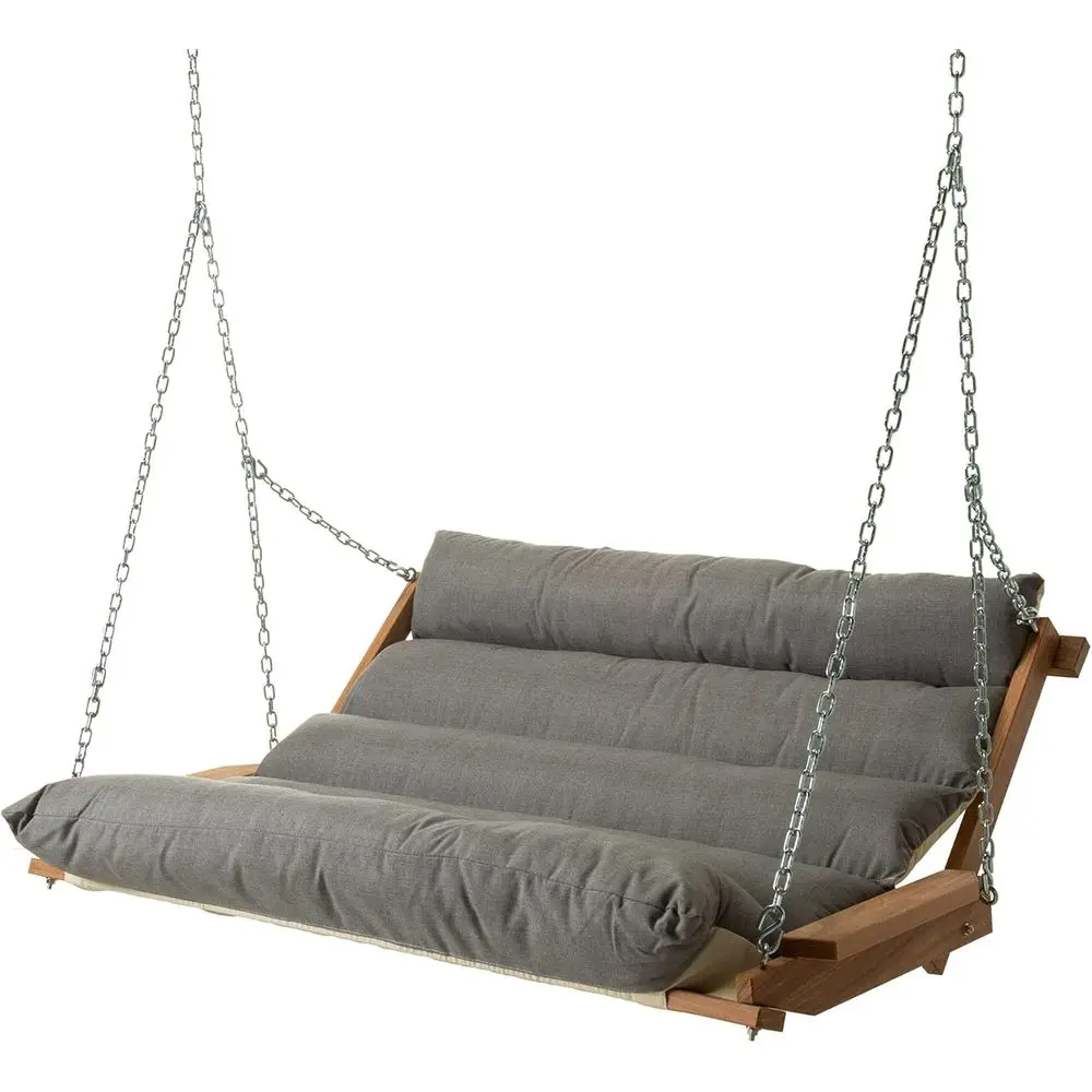 Two-Person 60 Wide Deluxe Cushion Swing, 450 lbs Capacity, Handcrafted in Carolinas
Two-Person 60 Wide Deluxe Cushion Swing, 450 lbs Capacity, Handcrafted in Carolinas