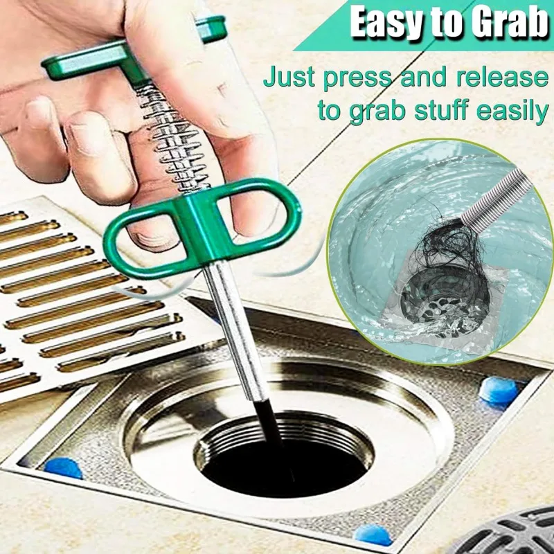 90/160/200/300cm Sewer Pipe Unblocker Snake Spring Pipe Dredging Tool Kitchen Bathroom Sewer Cleaning Tool Kitchen Accessories
90/160/200/300cm Sewer Pipe Unblocker Snake Spring Pipe Dredging Tool Kitchen Bathroom Sewer Cleaning Tool Kitchen Accessories