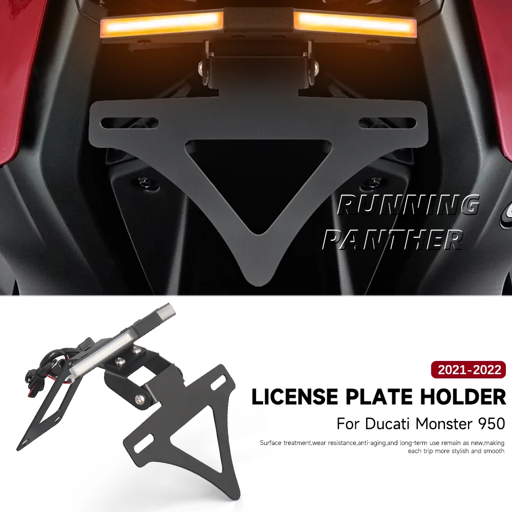 For Ducati Monster monster 950 2021 2022 Motorcycle Rear Short Tail Tidy License Plate Holder LED Light Tailstock Frame Bracket
For Ducati Monster monster 950 2021 2022 Motorcycle Rear Short Tail Tidy License Plate Holder LED Light Tailstock Frame Bracket