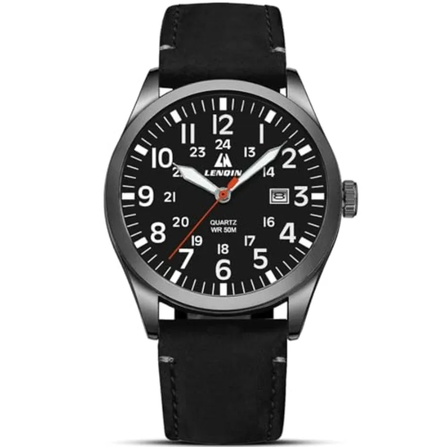 Mens Watches Stainless Steel Analog Quartz Watch for Men Easy Reader 38 mm Fashion Business Waterproof Men's Wrist Watches with
Mens Watches Stainless Steel Analog Quartz Watch for Men Easy Reader 38 mm Fashion Business Waterproof Men's Wrist Watches with