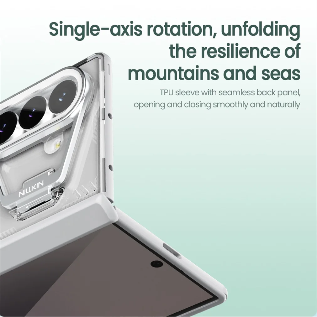 NILLKIN For Samsung Galaxy Z Fold 8 Ultra MagSafe Case Iceblade Prop Transparent Magnetic Charging Case For Samsung Z Fold 7 NILLKIN For Samsung Galaxy Z Fold 8 Ultra MagSafe Case Iceblade Prop Transparent Magnetic Charging Case For Samsung Z Fold 7