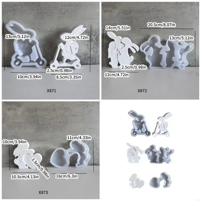 N2UE Easter Decoration Mold Silicone Ornament Making Mould Rabbit Figurine Gypsum Adorment Mould Jewelry Crafting Tool
N2UE Easter Decoration Mold Silicone Ornament Making Mould Rabbit Figurine Gypsum Adorment Mould Jewelry Crafting Tool