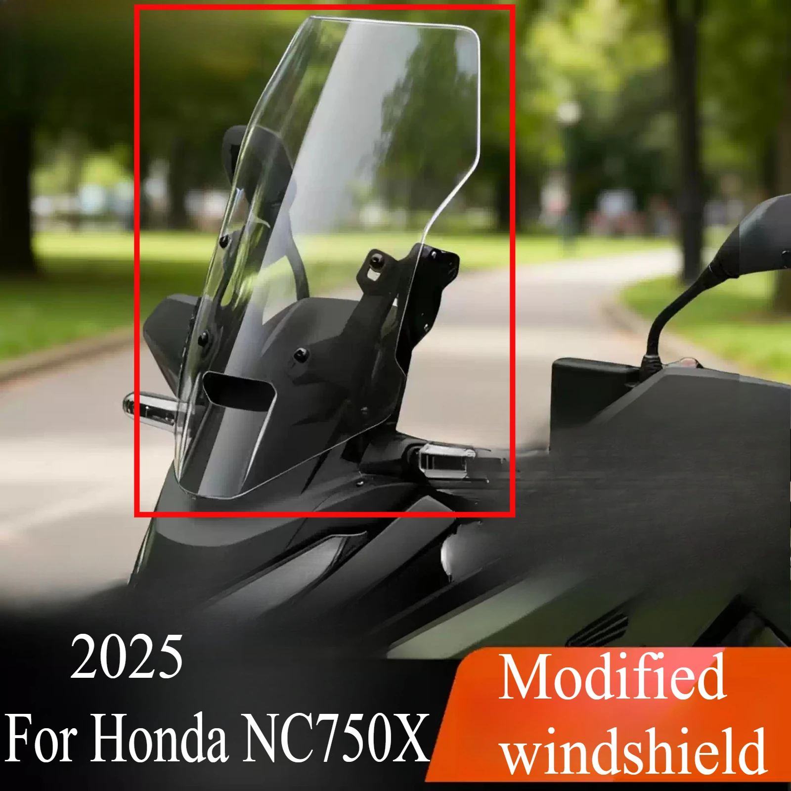 For Honda NC750X 2025 Motorcycle Modified Windshield Wind Deflector Heightened Windshield Front Glass Accessories Parts
For Honda NC750X 2025 Motorcycle Modified Windshield Wind Deflector Heightened Windshield Front Glass Accessories Parts
