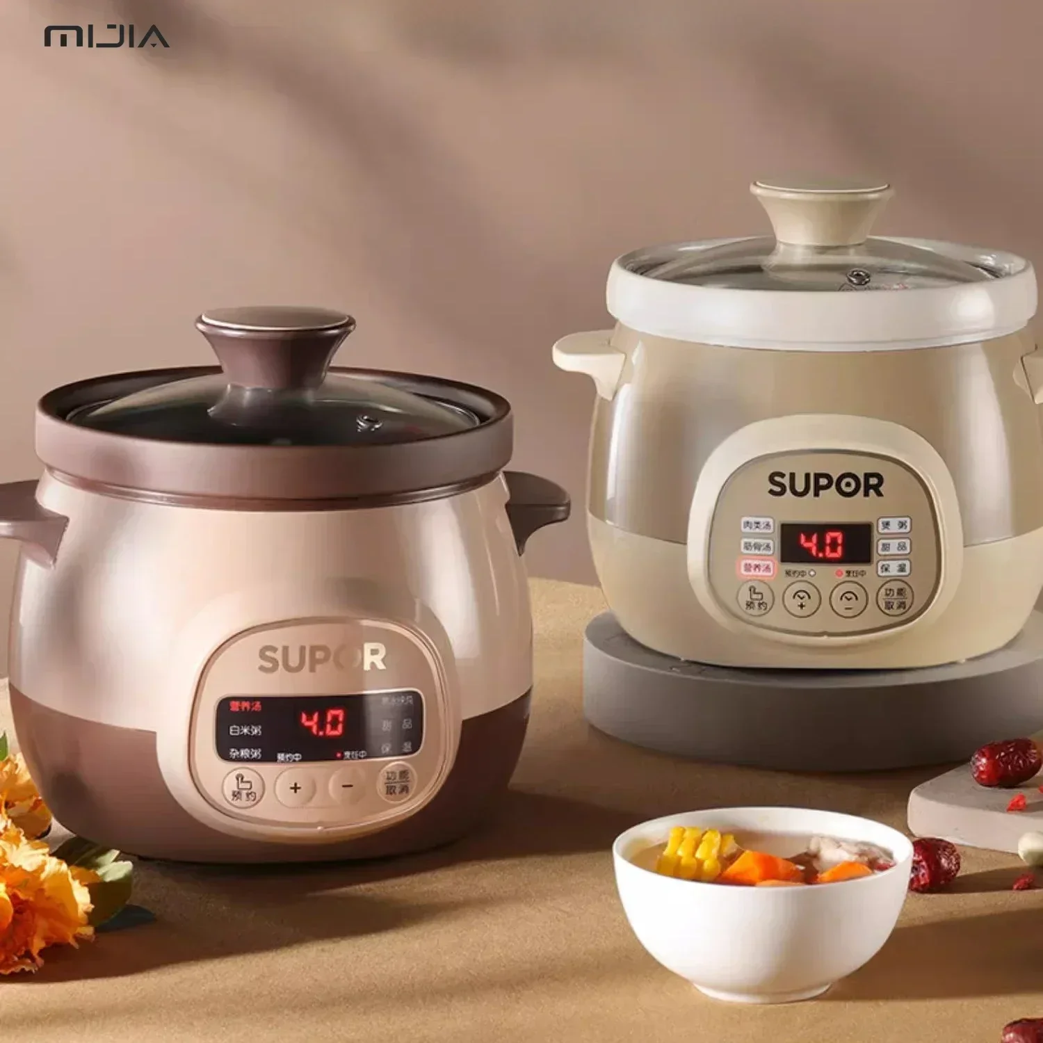 Household electric stew pot small porridge and soup cooking artifact purple sand pot fully automatic electric stew pot
Household electric stew pot small porridge and soup cooking artifact purple sand pot fully automatic electric stew pot