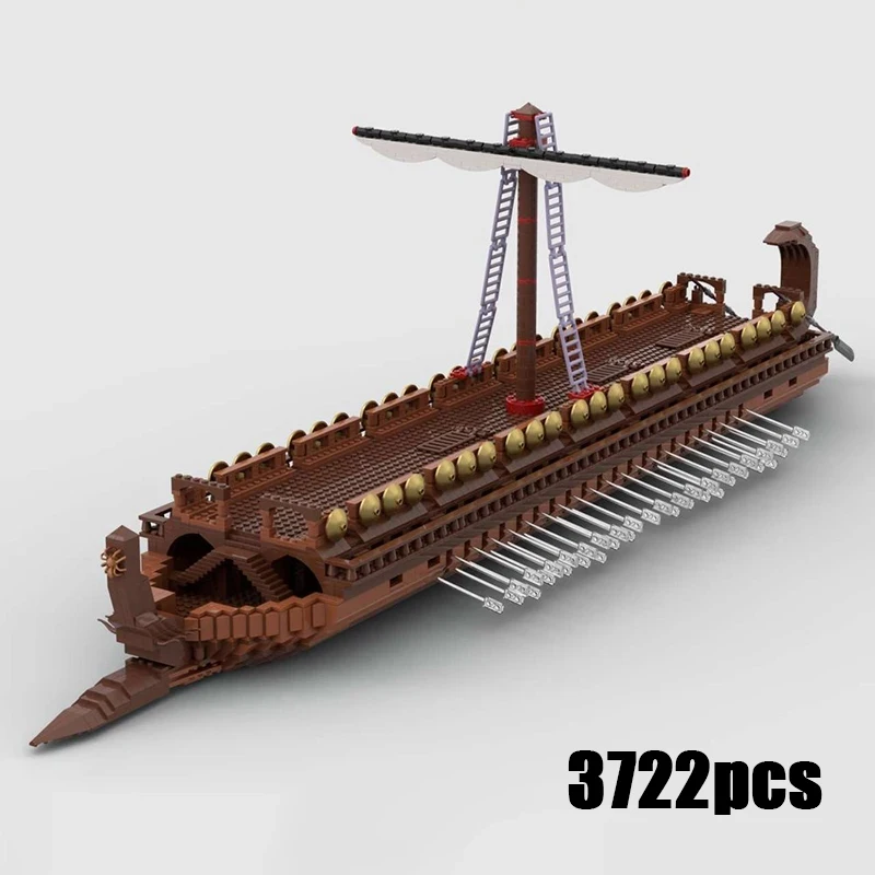 Moc Building Blocks Greek Bireme Technology Modular Bricks Model Gifts Christmas Toys DIY Sets Assembly
Moc Building Blocks Greek Bireme Technology Modular Bricks Model Gifts Christmas Toys DIY Sets Assembly