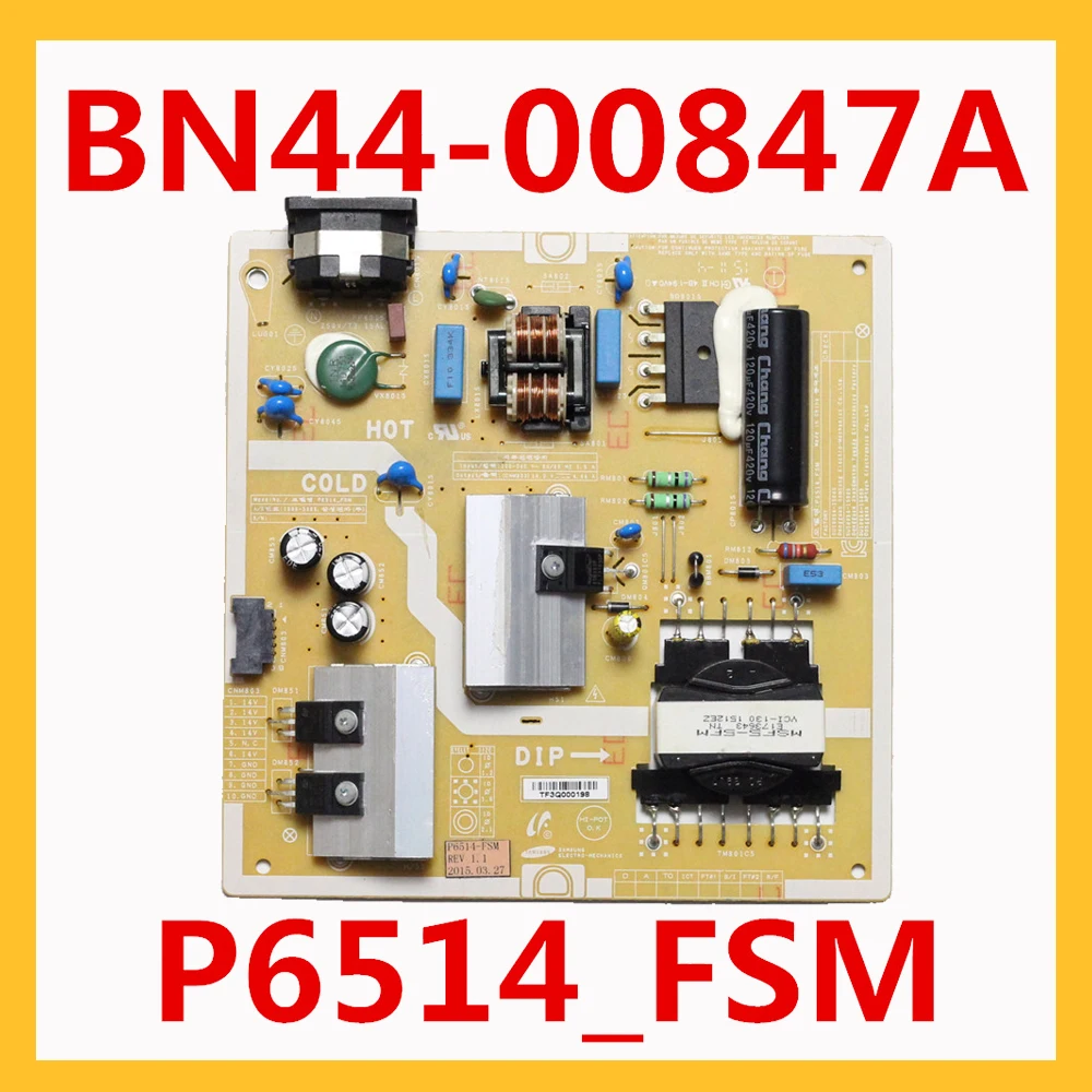 P6514_FSM BN44-00847A for TV Power Supply Board P6514 FSM Original TV Board Professional TV Accessories BN44 00847A Power Card
P6514_FSM BN44-00847A for TV Power Supply Board P6514 FSM Original TV Board Professional TV Accessories BN44 00847A Power Card