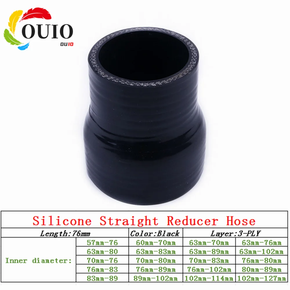 3-Ply Turbo/Intake/Intercooler Pipe Assembly Rubber Coupler Silicone Reducer Hose
3-Ply Turbo/Intake/Intercooler Pipe Assembly Rubber Coupler Silicone Reducer Hose