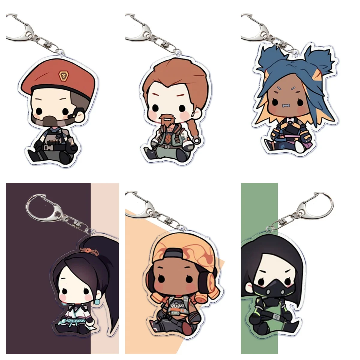 VALORANT Acrylic Keychain Cartoon Character Ornament Key Bag Pendant Clothing Accessories B-B46
VALORANT Acrylic Keychain Cartoon Character Ornament Key Bag Pendant Clothing Accessories B-B46