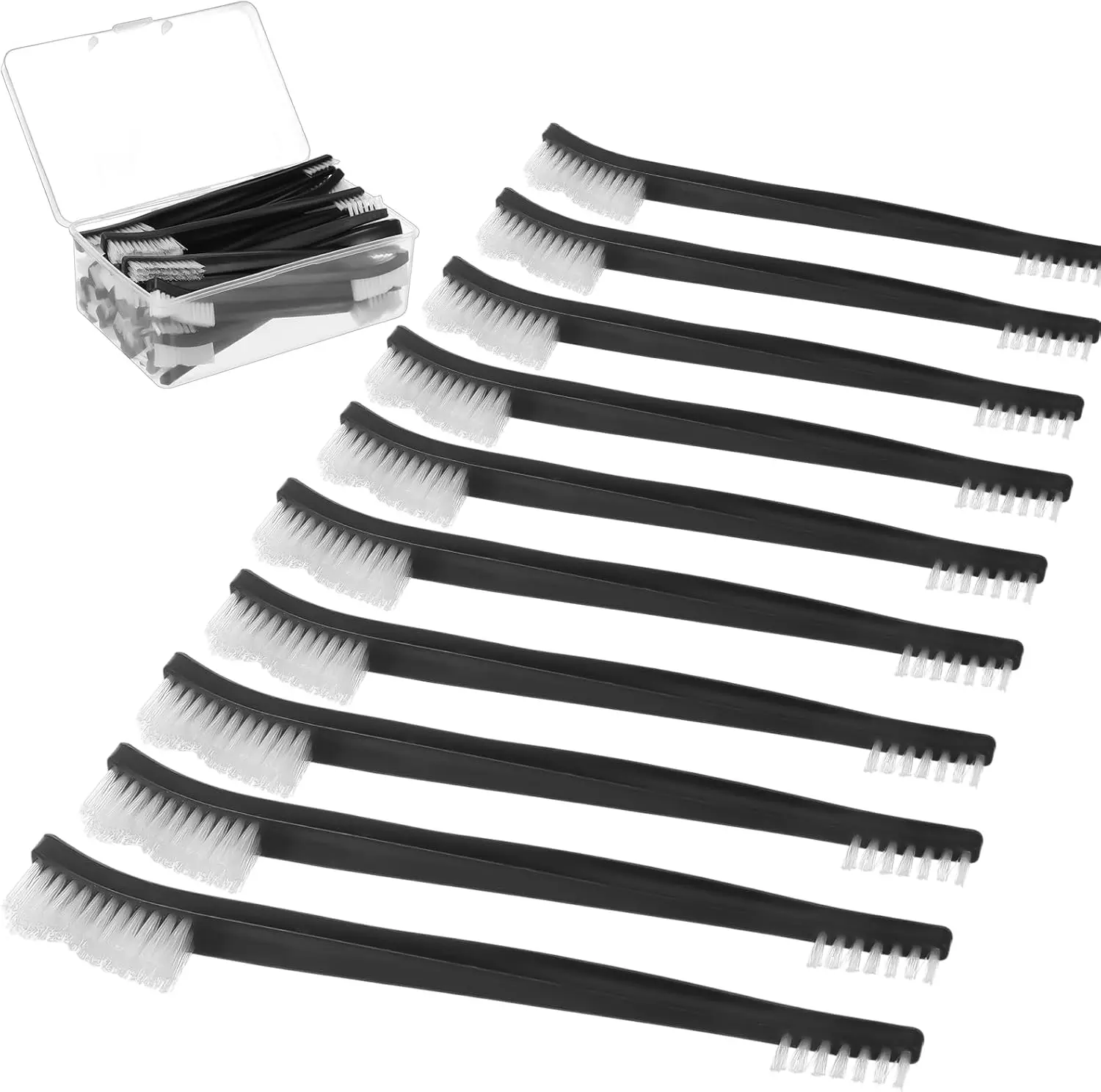 30 Pack Double-Ended Gun Cleaning Brushes 7 Inch Nylon All Purpose Brush with Plastic Handle for Airbrush Tattoo Equipment Car
30 Pack Double-Ended Gun Cleaning Brushes 7 Inch Nylon All Purpose Brush with Plastic Handle for Airbrush Tattoo Equipment Car