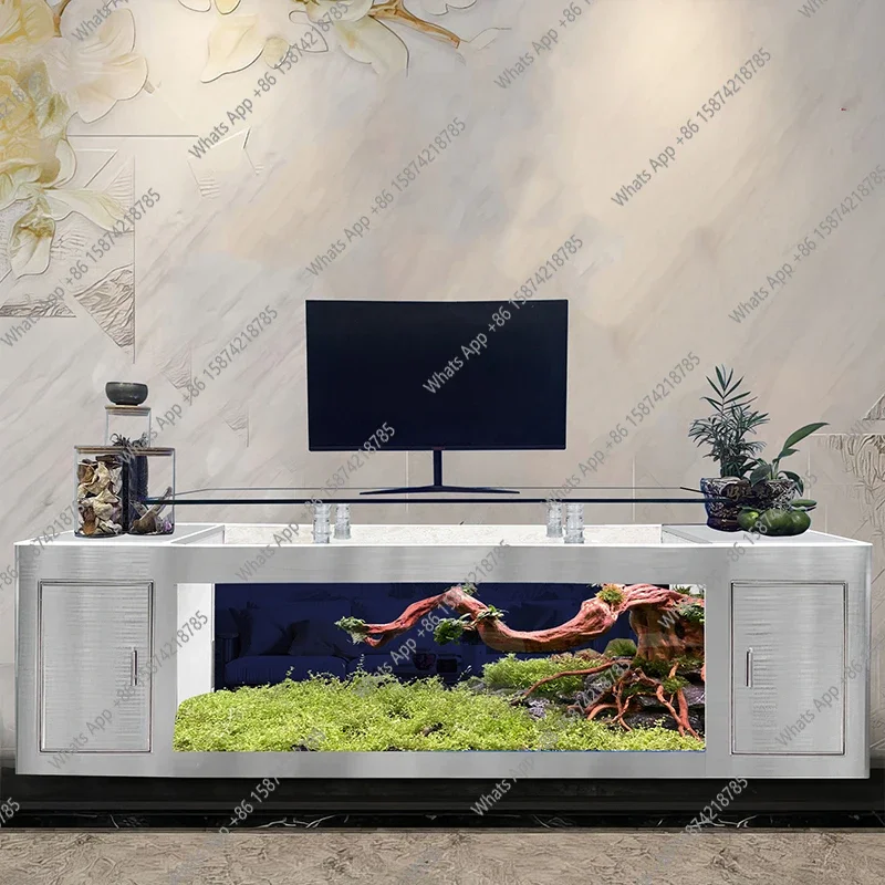 G-MX TV Cabinet Fish Tank Living Room Household Floor Large, Medium And Small Ecological Glass Water-free Golden Dragon Fish Tan
G-MX TV Cabinet Fish Tank Living Room Household Floor Large, Medium And Small Ecological Glass Water-free Golden Dragon Fish Tan