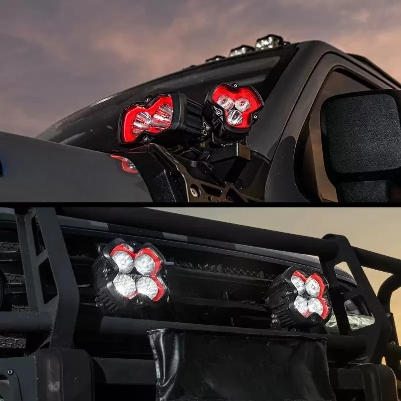 For Ford Bronco/Jeep Wrangler JK JL/Tank 300 Engine Hoood A-pillar Halo Series SE Edition Front Bumper Spotlight Accessories
For Ford Bronco/Jeep Wrangler JK JL/Tank 300 Engine Hoood A-pillar Halo Series SE Edition Front Bumper Spotlight Accessories