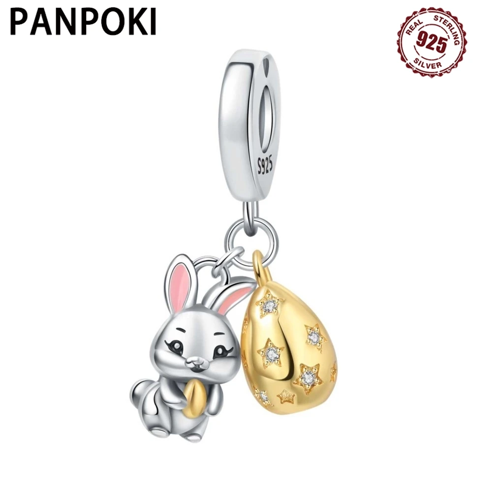 925 Sterling Silver Easter Bunny Easter Egg Pendants Bracelet Charms Fit Women Jewelry Party Beads DIY Exquisite Gifts Accessory
925 Sterling Silver Easter Bunny Easter Egg Pendants Bracelet Charms Fit Women Jewelry Party Beads DIY Exquisite Gifts Accessory