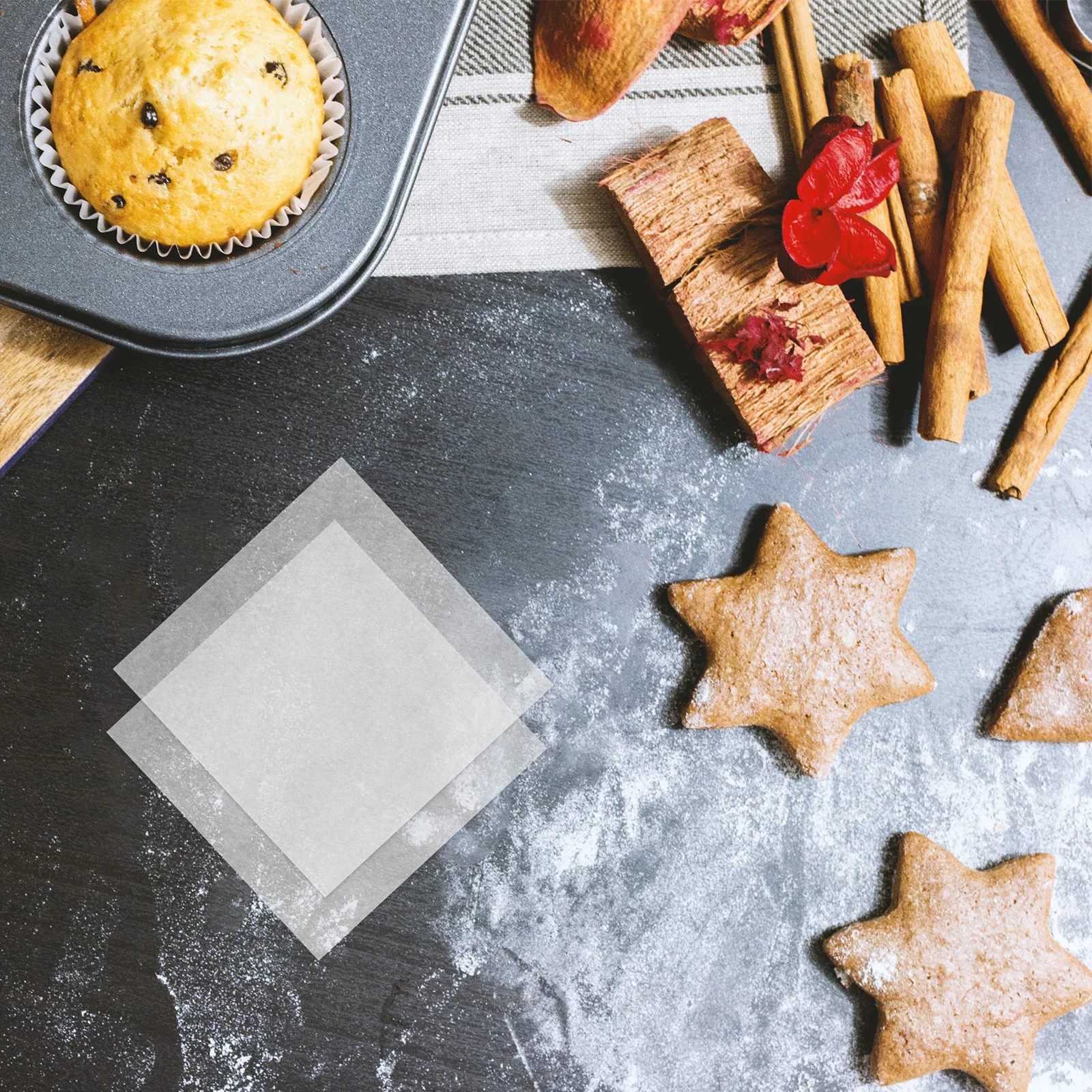 100 Sheets Greaseproof Paper for Sugar Pancakes Nonstick Baking Supplies Versatile Use Home and Professional Bakers
100 Sheets Greaseproof Paper for Sugar Pancakes Nonstick Baking Supplies Versatile Use Home and Professional Bakers