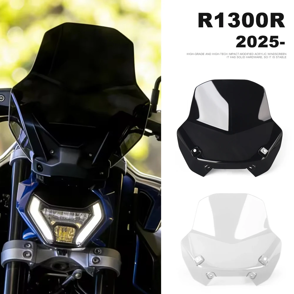 2025 2026 Motorcycle Fairing Windshield Wind Deflector Viser VIsor Front WindScreen For BMW R1300R R 1300 R R 1300R R1300 R
2025 2026 Motorcycle Fairing Windshield Wind Deflector Viser VIsor Front WindScreen For BMW R1300R R 1300 R R 1300R R1300 R