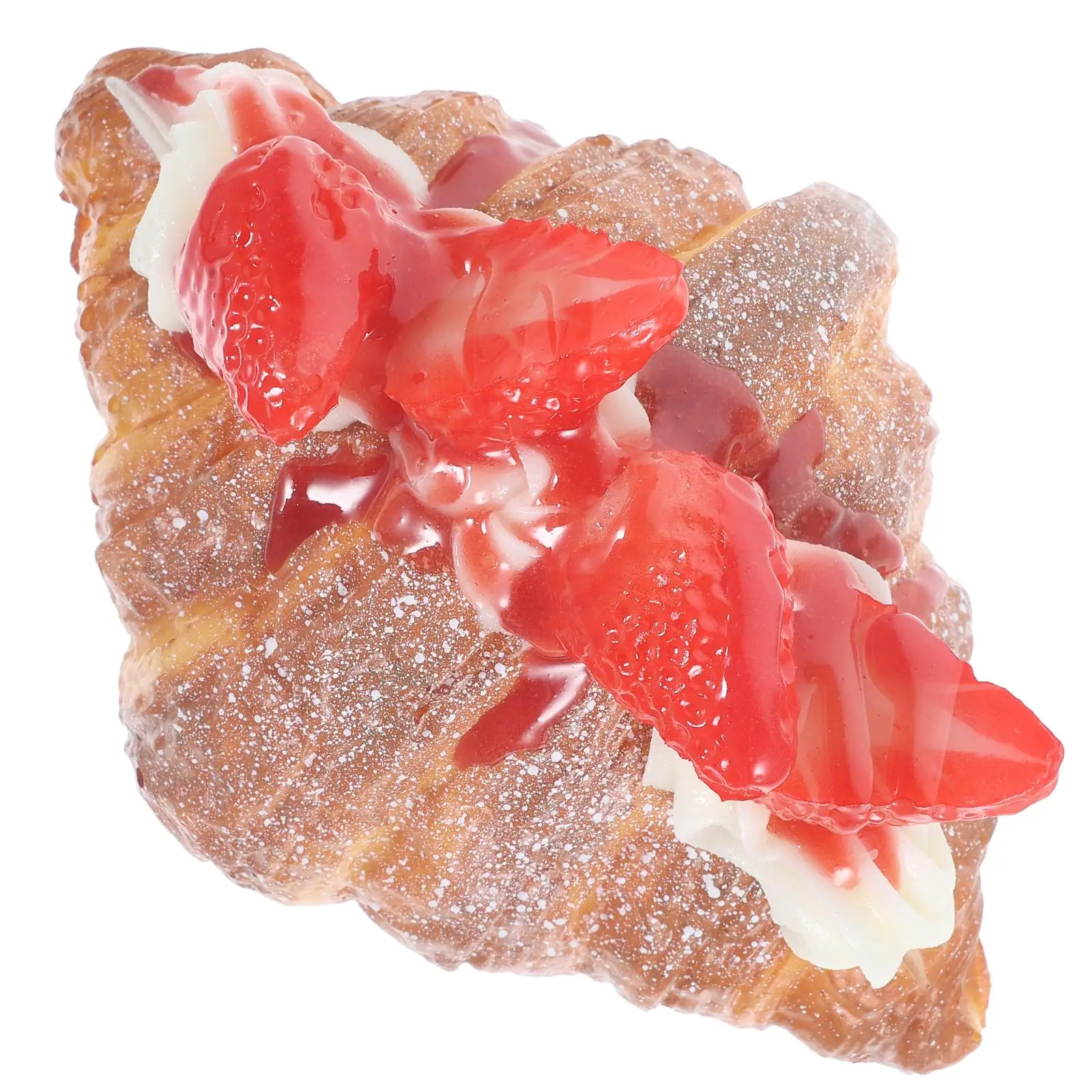 Croissant Bread Model Artificial Decoration PU Material Strawberry Flavor Simulation Kitchen Shop Display Props Realistic Food
Croissant Bread Model Artificial Decoration PU Material Strawberry Flavor Simulation Kitchen Shop Display Props Realistic Food