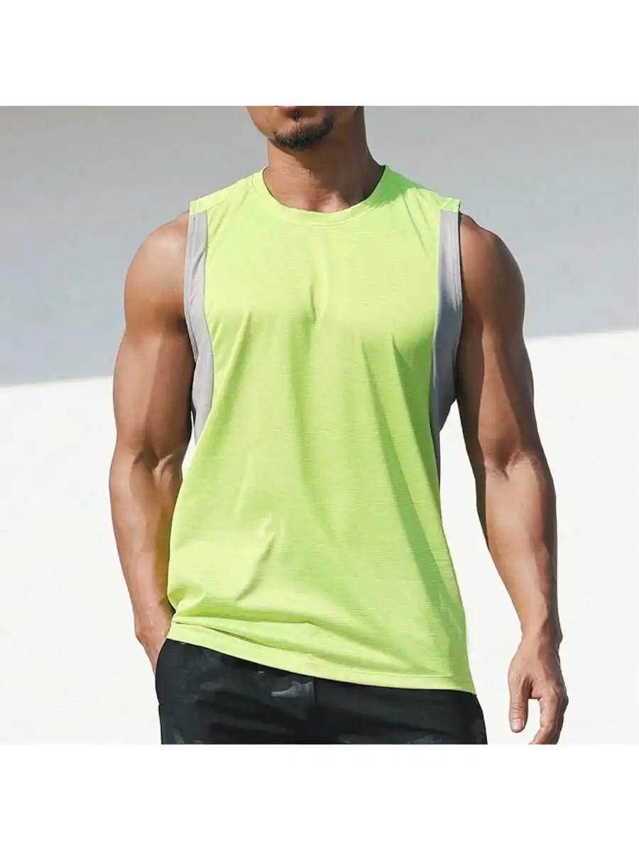 Men Sleeveless Tank Top Quick Dry Muscle Sports Tee Round Neck Gym Running Training Summer Activewear
Men Sleeveless Tank Top Quick Dry Muscle Sports Tee Round Neck Gym Running Training Summer Activewear