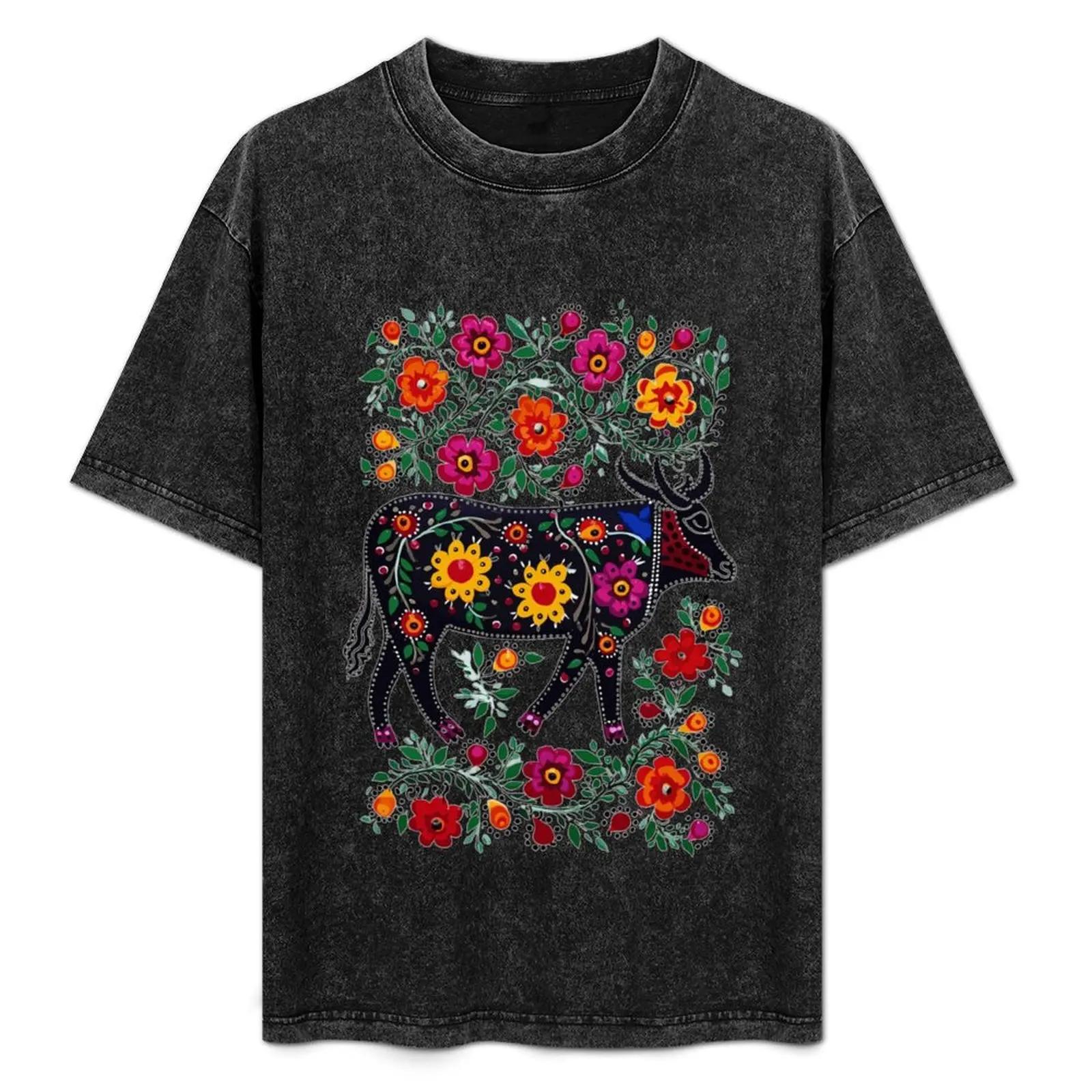 Polish Folk Art Design Cute Cow With Flowers T-Shirt Aesthetic clothing anime t shirts cheap stuff men t shirt
Polish Folk Art Design Cute Cow With Flowers T-Shirt Aesthetic clothing anime t shirts cheap stuff men t shirt