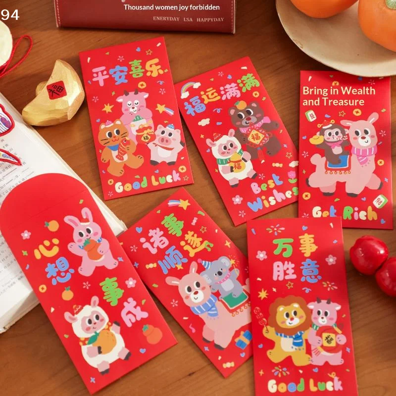 6Pcs New Year Red Envelope 2027 Sheep Year Hongbao Chinese Traditional Lucky Pocket Spring Festival New Year DecorsNF stationery
6Pcs New Year Red Envelope 2027 Sheep Year Hongbao Chinese Traditional Lucky Pocket Spring Festival New Year DecorsNF stationery