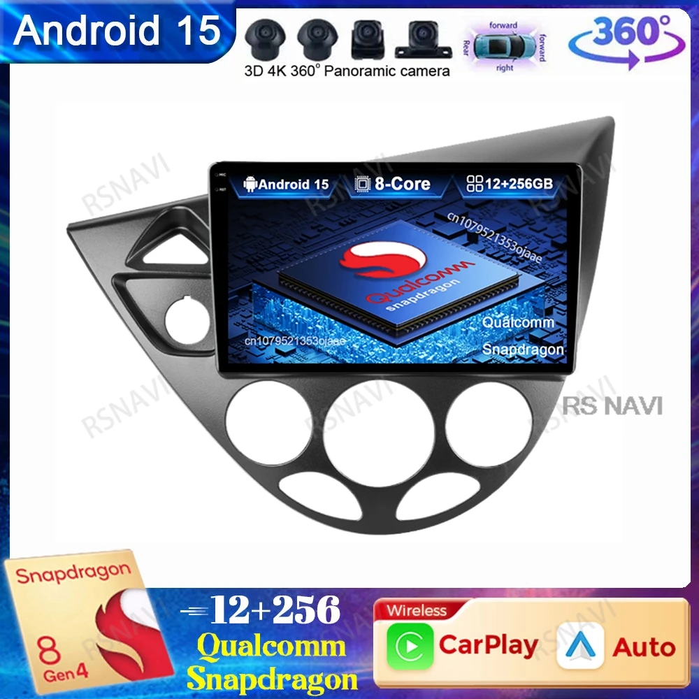 Android 15 Car Radio For Ford Fiesta 1995-2001 Focus MK1 1998-2004 Stereo DSP GPS 5G WIFI BT Multimedia Head Unit Qualcomm QLED
Android 15 Car Radio For Ford Fiesta 1995-2001 Focus MK1 1998-2004 Stereo DSP GPS 5G WIFI BT Multimedia Head Unit Qualcomm QLED
